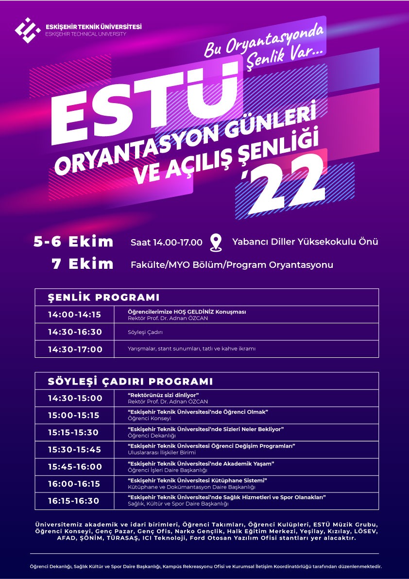 Psikolojik Danışma ve Rehberlik Birimi Oryantasyon Günleri ve Açılış Şenliğindeydi